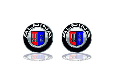 Color Car mat badge for Alpina