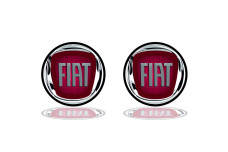 Color Car mat badge for Fiat