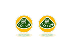 Color Car mat badge for Lotus