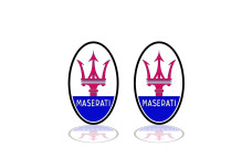 Color Car mat badge for Maserati