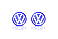 Color Car mat badge for Volkswagen (type 1)