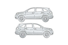 Car mat badge for Acura MDX II 2006-2013