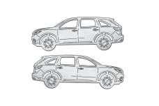 Car mat badge for Acura RDX II 2013-2018