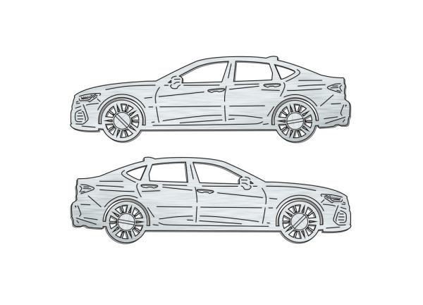 Car mat badge for Acura TLX II 2020+