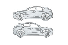 Car mat badge for Alfa Romeo Stelvio 2016+