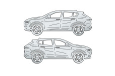 Car mat badge for Alfa Romeo Tonale 2022+