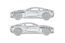 Car mat badge for Aston Martin DB11 2016+