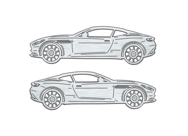 Car mat badge for Aston Martin DB11 2016+
