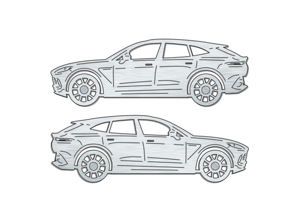 Car mat badge for Aston Martin DBX 2020+
