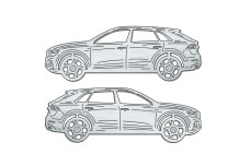 Car mat badge for Audi Q8 2018+