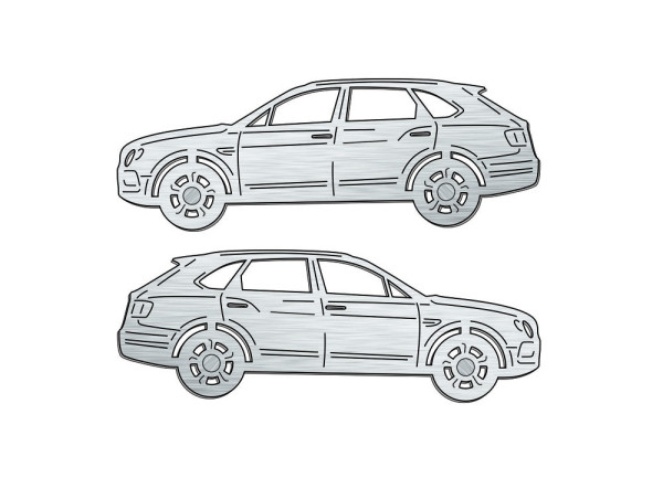 Car mat badge for Bentley Bentayga 2015+ Car mat badge for Bentley Bentayga 2015+