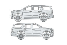 Car mat badge for Cadillac Escalade V 2020+ Car mat badge for Cadillac Escalade V 2020+