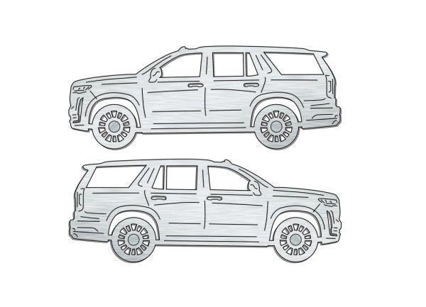 Car mat badge for Cadillac Escalade V 2020+