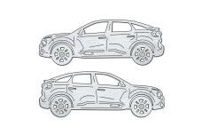 Car mat badge for Citroen C4 III 2020+