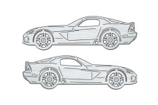 Car mat badge for Dodge Viper III / IV 2003-2010 Car mat badge for Dodge Viper III / IV 2003-2010