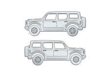 Car mat badge for Ford Bronco VI 2020+