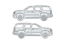 Car mat badge for GMC Yukon III 2007-2014