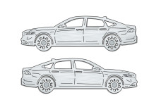 Car mat badge for Honda Accord XI 2023+ Car mat badge for Honda Accord XI 2023+