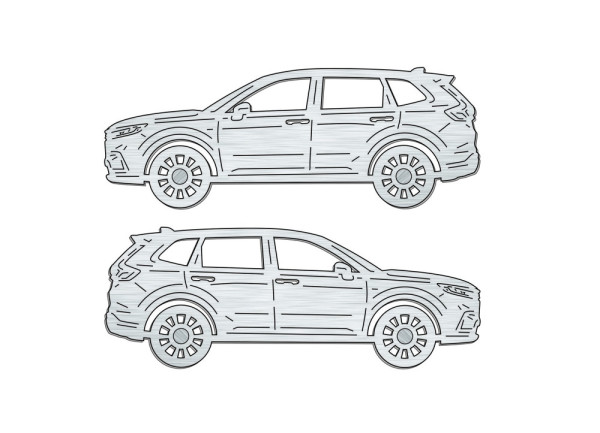 Car mat badge for Honda CR-V VI 2023+
