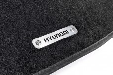 Car mat badge for Hyundai