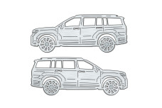 Car mat badge for Hyundai SantaFe V 2024+