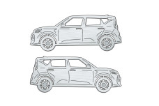 Car mat badge for KIA Soul III 2019+