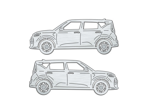 Car mat badge for KIA Soul III 2019+