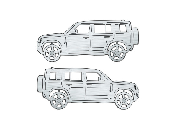 Car mat badge for Land Rover Defender II 5D 2019+