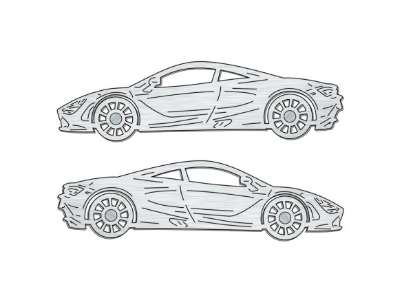 Car mat badge for Mclaren 720S 2017+