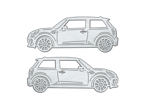 Car mat badge for MINI Cooper III 2013+