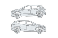 Car mat badge for Nissan Qashqai III 2021+