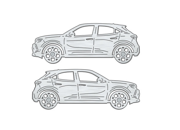 Car mat badge for Opel Mokka II 2020+