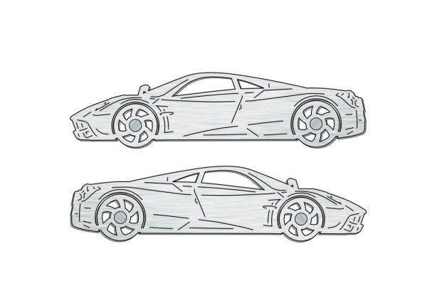 Car mat badge for Pagani Huayra 2011-2018