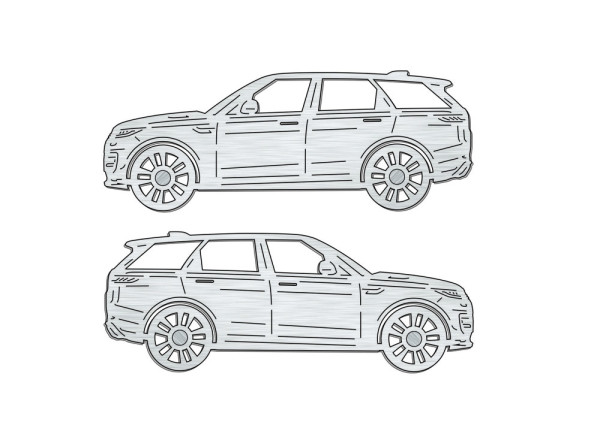 Car mat badge for Range Rover Sport III 2022+