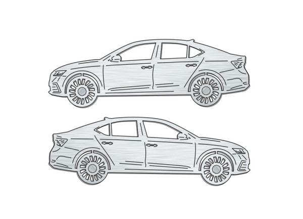Car mat badge for Skoda Octavia IV (A8) 2020+