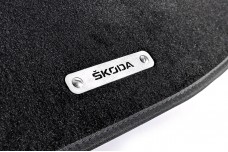 Car mat badge for Skoda