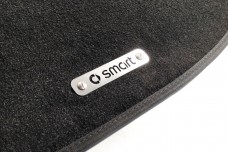 Car mat badge for Smart