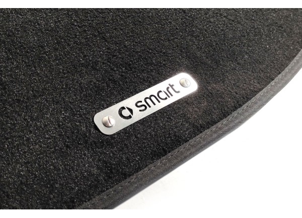 Car mat badge for Smart