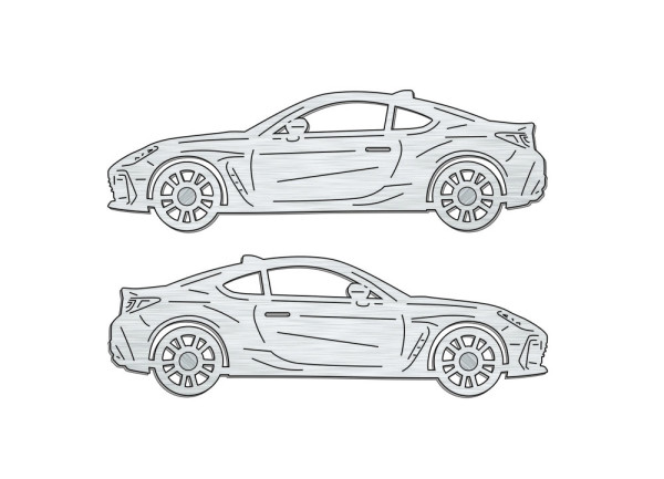 Car mat badge for Subaru BRZ II 2021+