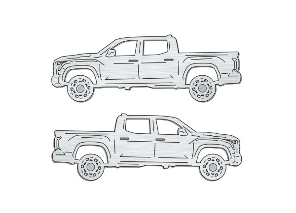 Car mat badge for Toyota Tundra IV 2021+