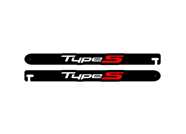 Door props with logo Acura Type S Door props with logo Acura Type S
