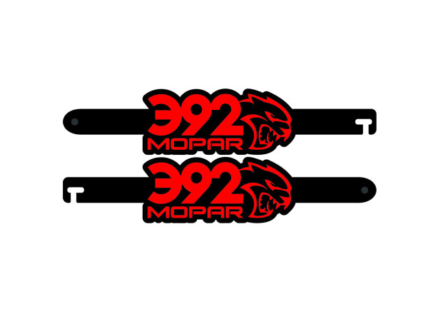 Door props with logo 392 Mopar Hellcat Door props with logo 392 Mopar Hellcat
