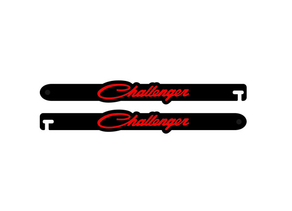 Door props with logo Challenger Door props with logo Challenger