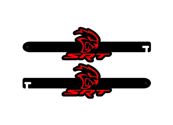 Door props with logo Hellcat SRT Door props with logo Hellcat SRT
