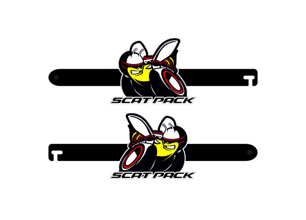 Door props with logo Scatpack (type 2) Door props with logo Scatpack (type 2)