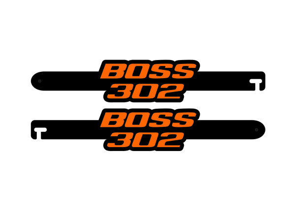 Door props with logo Boss 302 Door props with logo Boss 302