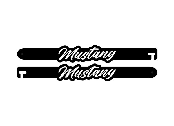 Door props with logo Mustang (type 1) Door props with logo Mustang (type 1)