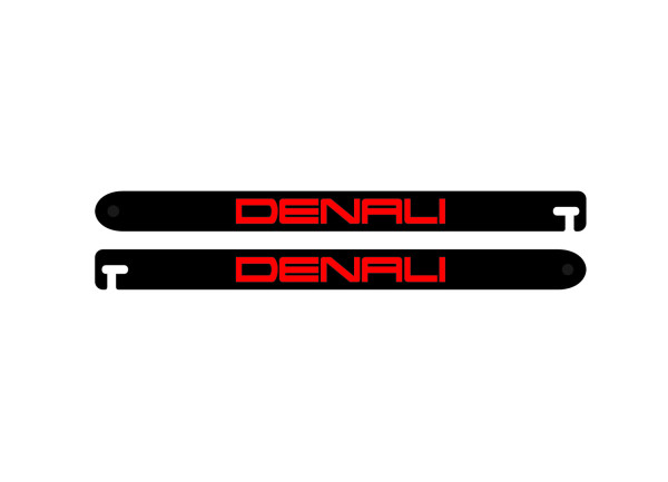 Door props with logo Denali Door props with logo Denali