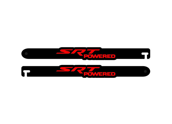 Door props with logo SRT powered Door props with logo SRT powered