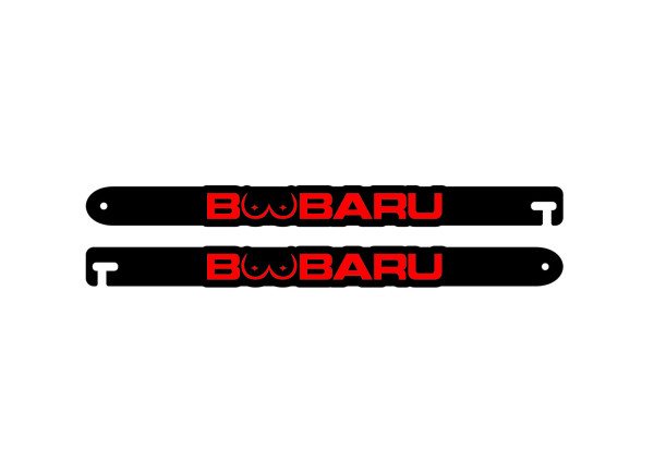Door props with logo Bubaru Door props with logo Bubaru